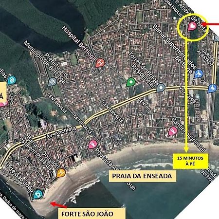 Apartamento No Centro De Bertioga Apartman Kültér fotó